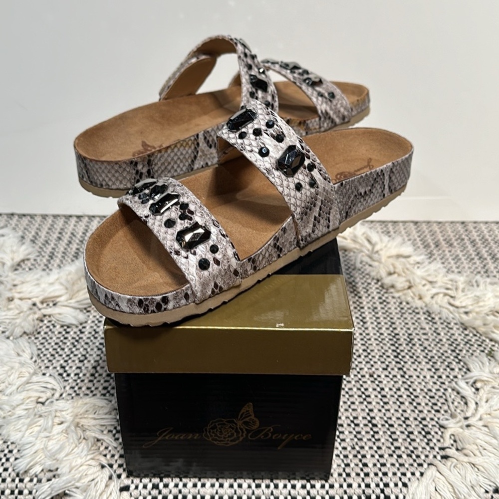 Joan Boyce Strappy Sandals With Jewels - Picture 2 of 12